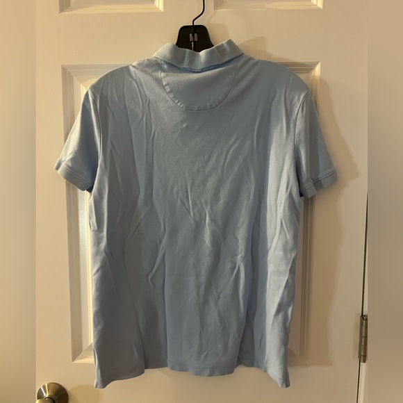 Calvin Klein Sky Blue Polo Shirt for Men - Picture 2 of 3